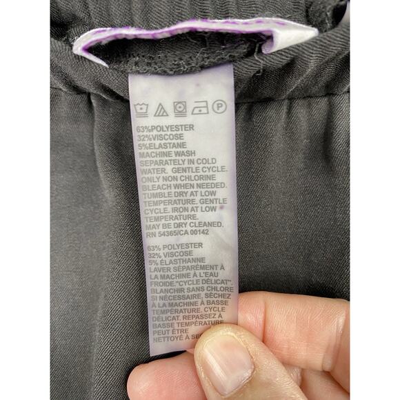 NWT Allison Daley Womens Size 14 Pants Straight Leg Pull On Black Pockets - Picture 8 of 9